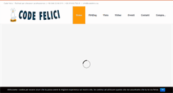 Desktop Screenshot of codefelici.eu